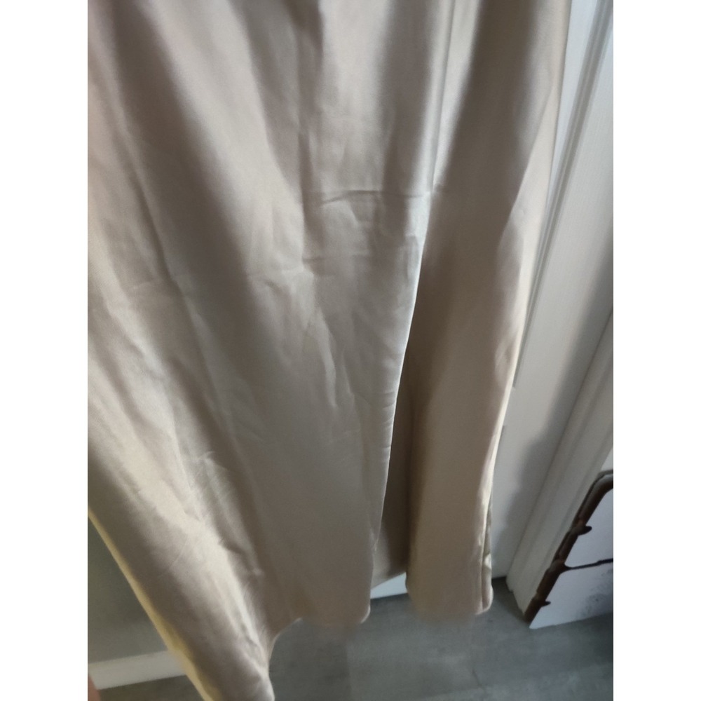 Birdy Grey Champagne Gold Satin Cowl Neck Convertible Halter Maxi Dress XXL - Picture 5 of 7